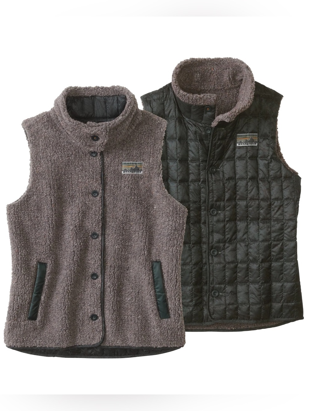 Patagonia W's Recycled Down Fleece Vest Style #28085 *Estimated Size Small